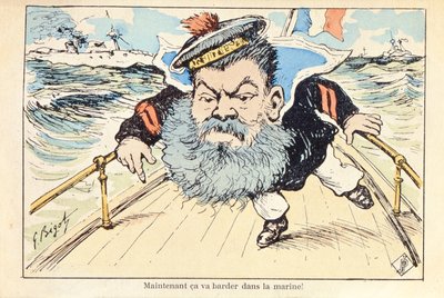 Caricature of the Minister for the Navy, Camille Pelletan by Georges Ferdinand Bigot